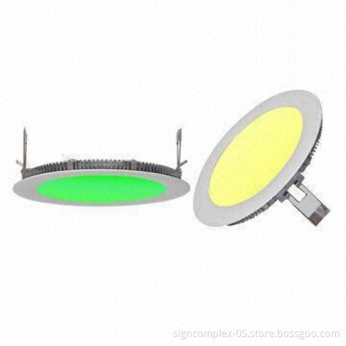 Round LED Panel Lights with 108-piece of 3528 SMD LEDs and 11W Power Consumption